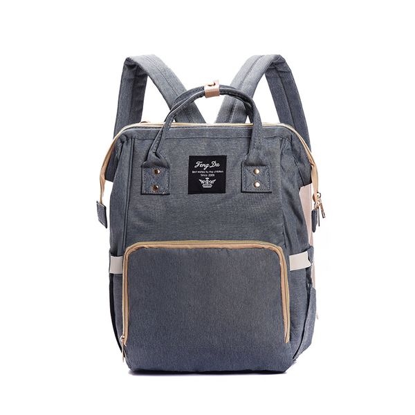 

upgraded multifunctional large capacity oxford cloth back mummy bag mother and baby portable diaper bottle backpack
