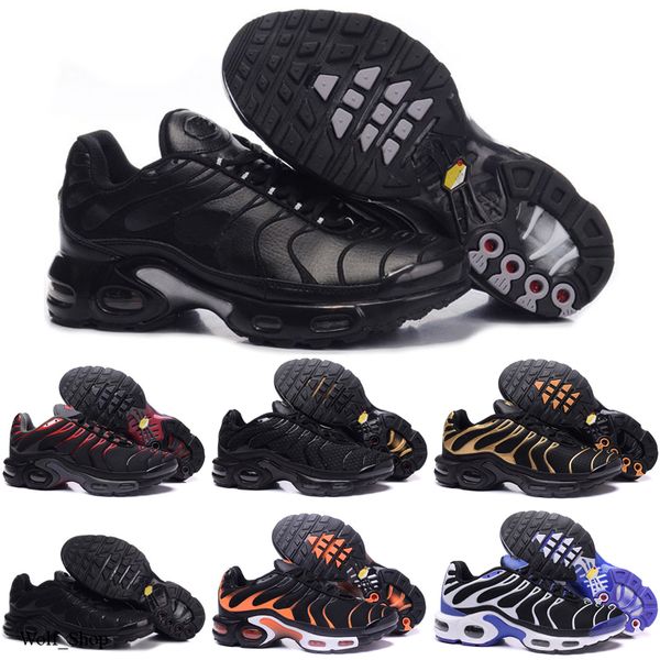 

nike air max tn новый arrivel tn плюс кроссовки для мужчин белый черный оранжевый volt золото серебро разводили мужские кроссовки sports тре, Black