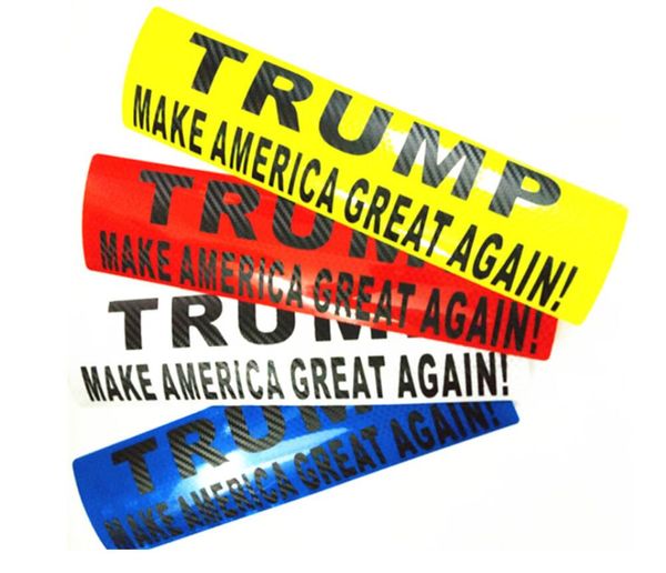 HOT 6 kleur Donald Trump 2020 Auto Stickers 8*30 cm Maken Amerika Geweldig Weer Decal voor Auto styling Voertuig Paster Reflecterende Bumper Stickers