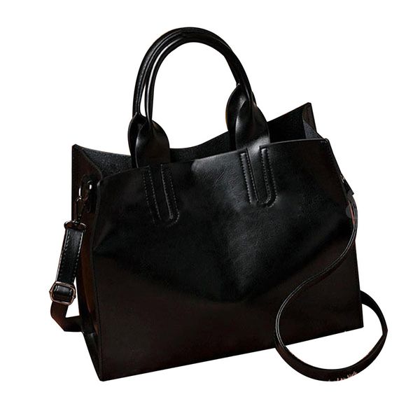 

women leather handbag messenger lady shoulder crossbody bag tote satchel
