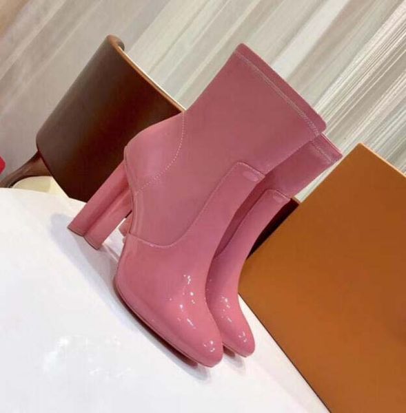 

world tour desert boot designer women boots platform boot spaceship ankle boots,5cm heel flamingos medal martin boots heavy duty soles 01, Black