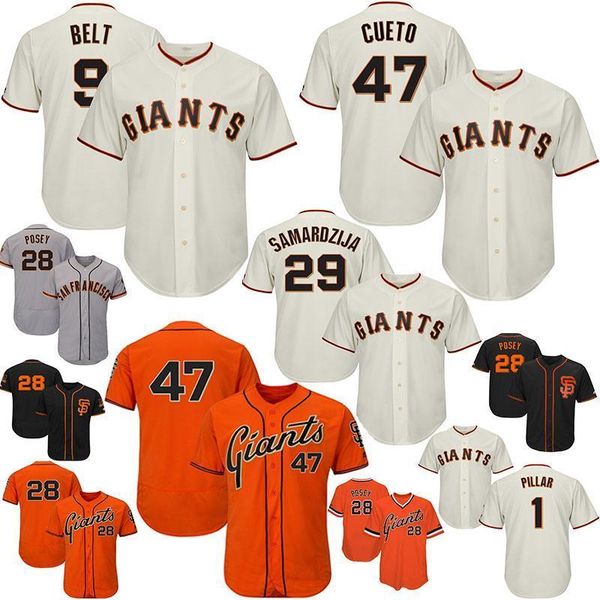san francisco giants pullover jersey