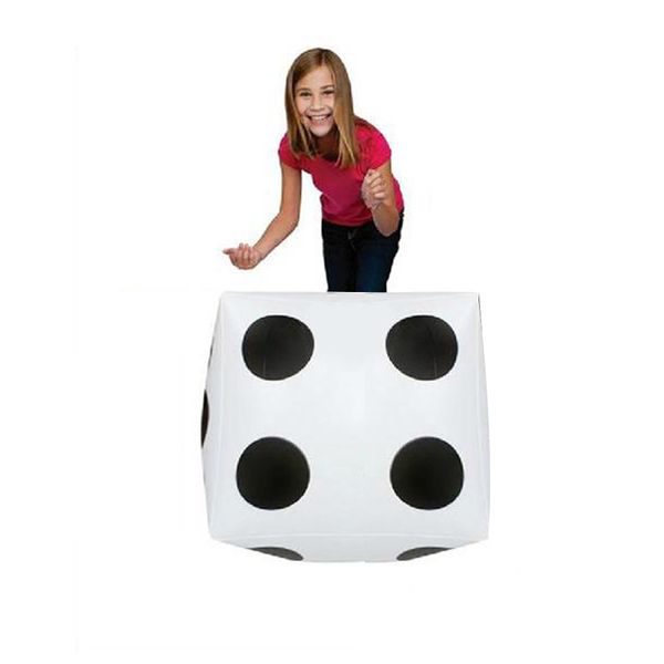 

child toy 28cm jumbo large inflatable dice dot diagonal giant toy party air funny toys 2020 new juegos inflables