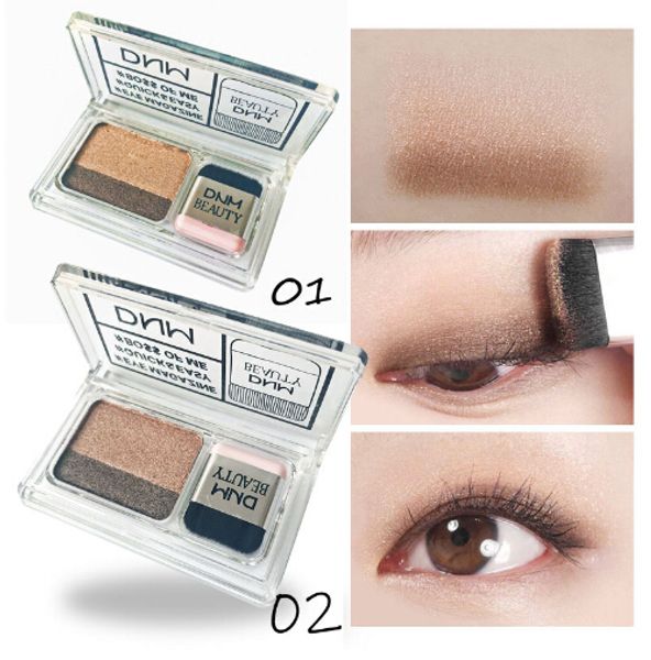 

double color lazy eye shadow layer makeup palette waterproof beginner shimmer glitter mineral eyeshadow cosmetics