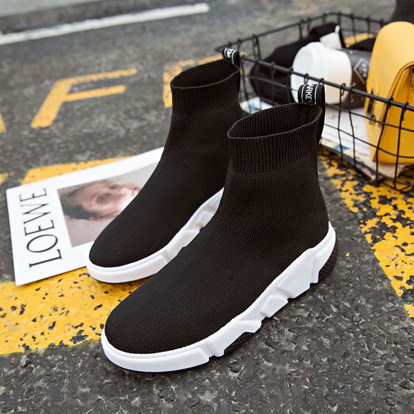 

2019 outdoor summer high running shoes woman socks footwear sports athletic trainers breathable elastic women socks sneakers