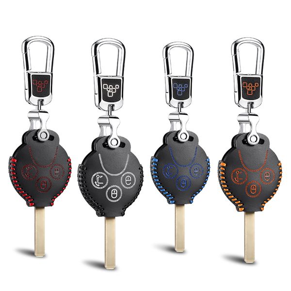 

for benz smart fortwo forjeremy 2010 2011 2012 brand new leather remote key case cover holder car accessories