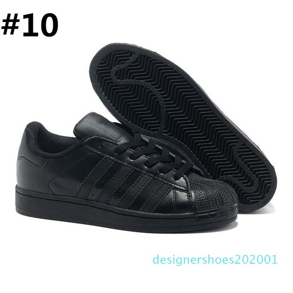 

men's and women's super star shoes fashion casual walking shoes women's flats 15 color size 36-44 new color d1, Black