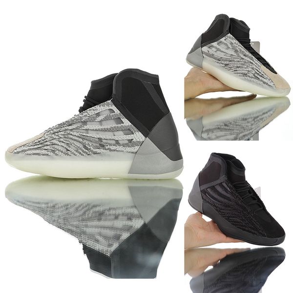 

quantum basketball shoes for men kanyewests 3m sneakers man west sports shoe barium reflective black basketball model in 2020