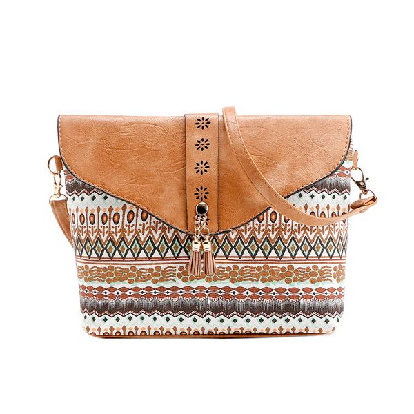 

vintage women bags luxury design small satchel women printing tassel shoulder bag retro crossbody bags #t30