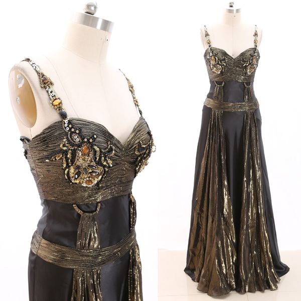 

macloth black 0 strap floor-length long crystal taffeta prom dresses dress l 266475 clearance, White;black
