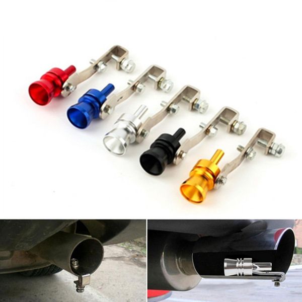 

car motorcycle 5 color car tuning turbine whistle exhaust pipe sounder sounder turbine exhaust sound whistle 4 specifications