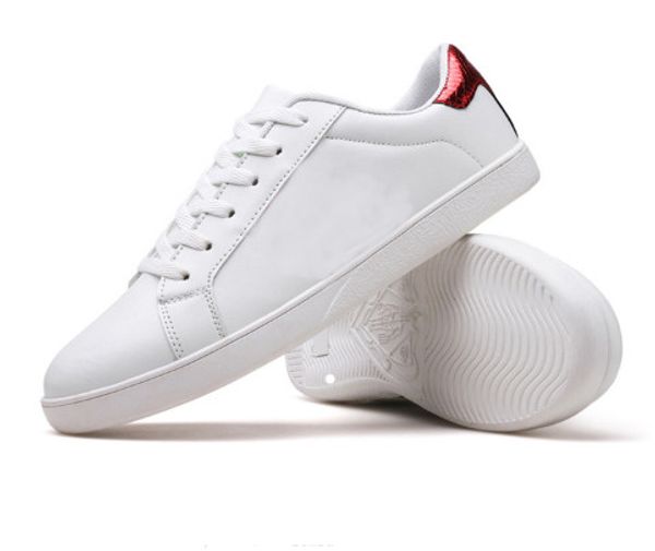 

2020 new spring women ace embroidery small bee white shoes for men and women casual walking shoes women men sneakers size 36-44, Black