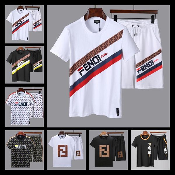 

brand medusa suit fashion short sleeve suit luxury italy men designer suits sweatshirt clothing men's tracksuit suits, Gray