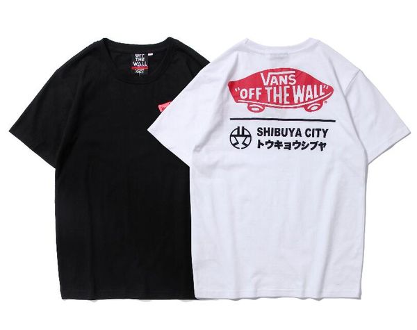 camiseta vans blanca