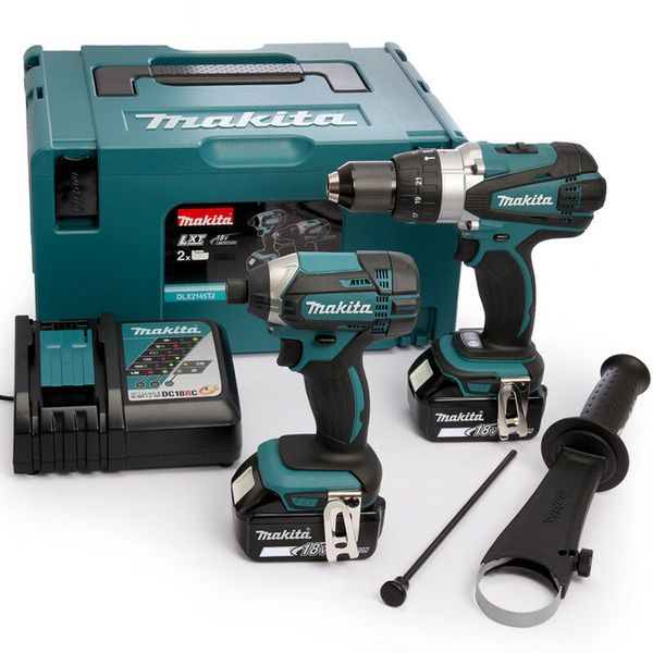 

Makita dlx2145mj 18v twin pack dhp458 combi dtd152 impact driver 2 x 4 0ah