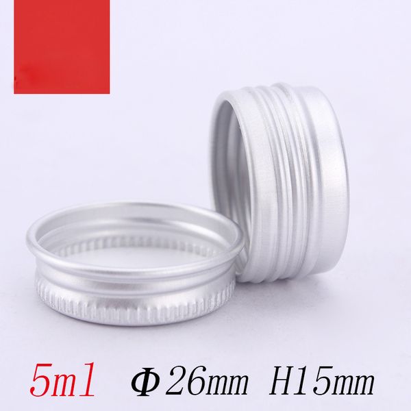 

5g/5ml empty aluminium cosmetic containers storage case lip balm jar tin cream ointment hand cream packaging box pot