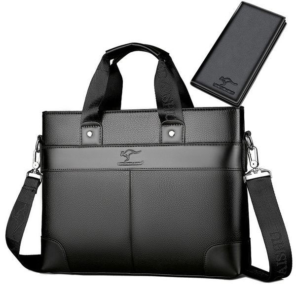 

men's leather handbags vintage leather briefcase lapshoulder bags maletas computer bag male shoulder bag mens handbags