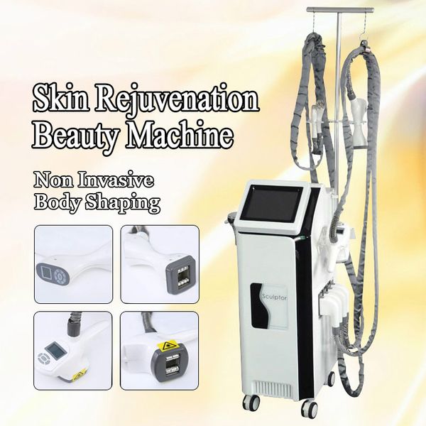 

2019 selling 5d body shaping rf cavitation body slimming facial vacuum rf roller machine for salon and spa