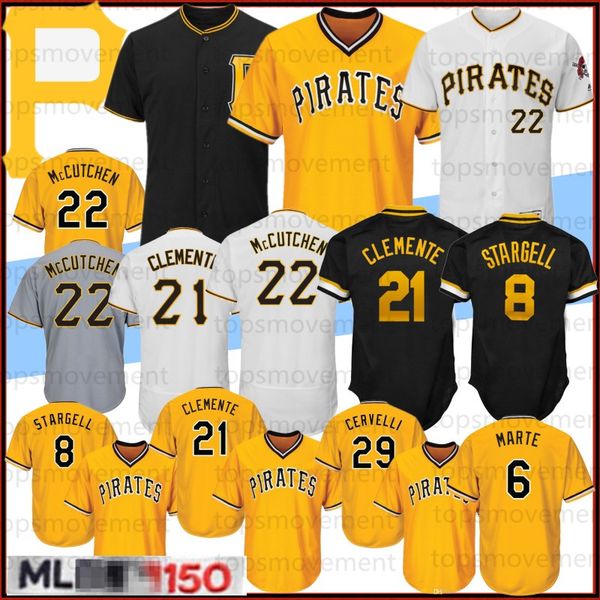 

21 Roberto Clemente Pittsburgh Baseball Jerseys Pirates 8 Willie Stargell 22 Andrew 6 Marte 27 Tekulve 29 Francisco Cervelli