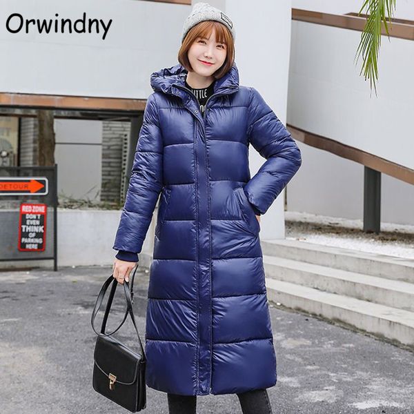 

orwindny водонепѬониаемй еплй веѬовки длинна зимн кђѬка  капоном женин Black