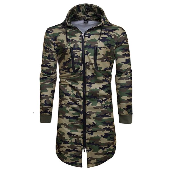 

new men's long sleeve hoodie, long camouflage hoodie, Black
