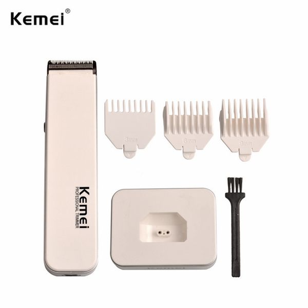 

kemei 619 rechargeable hair clipper silent hair trimmer razor barber cutting beard trimmer haircut set