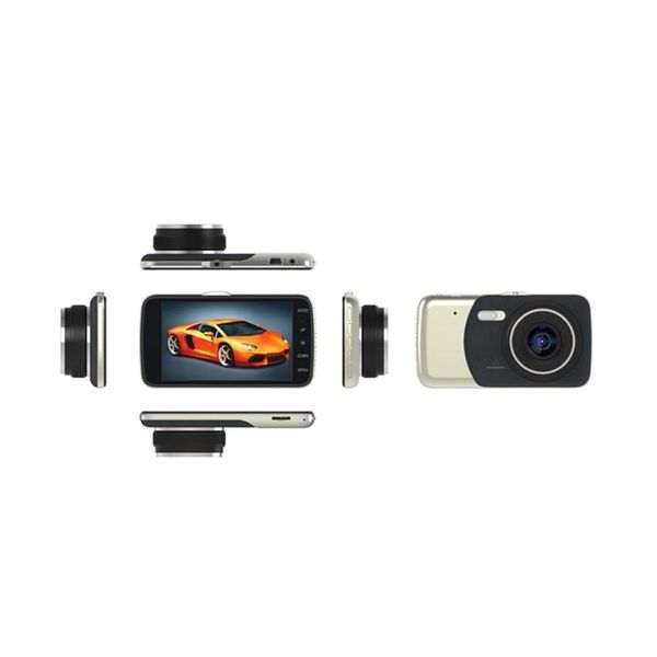 

x4.4" hd car dvr rear view mirror gps dual lens camera hd car dvr dash cam video recorder g-sensor night vision