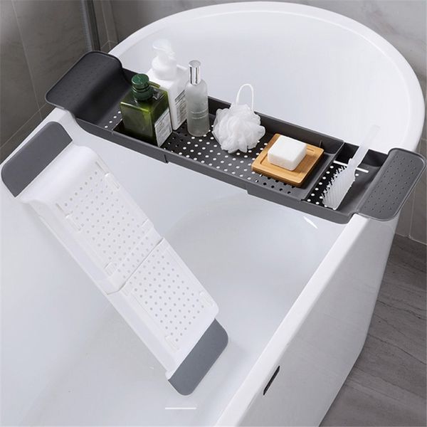

bathtub storage rack bath tray shelf shower tub bathroom tools makeup towel organizer plastic kitchen sink drain holder black bathroom stora