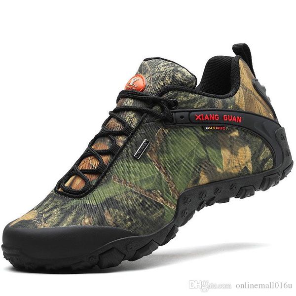 

man shoes men waterproof trekking boots black camouflage sport mountain climbing shoe outdoor walking