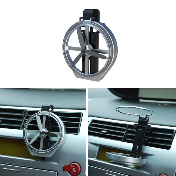 

new folding adjustable car accessorie beverage bottle can drink cup holder stand with cooling fan