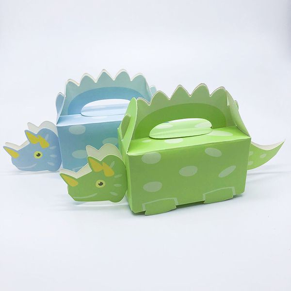 

50pcs/lot little dinosaur gift boxes sweet paper candy box birthday party decorations kids party diy baby shower supplies
