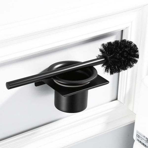 

durable handle home stainless steel lavatory brush accessory bathroom toilet brush & holder set wc washroom cleaning