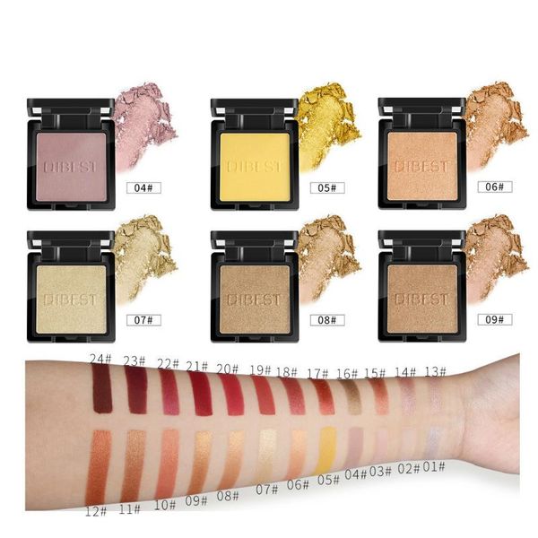 

new makeup pigmented color eyeshadow pallete matte shimmer shining pearl glitter eye shadow powder palette