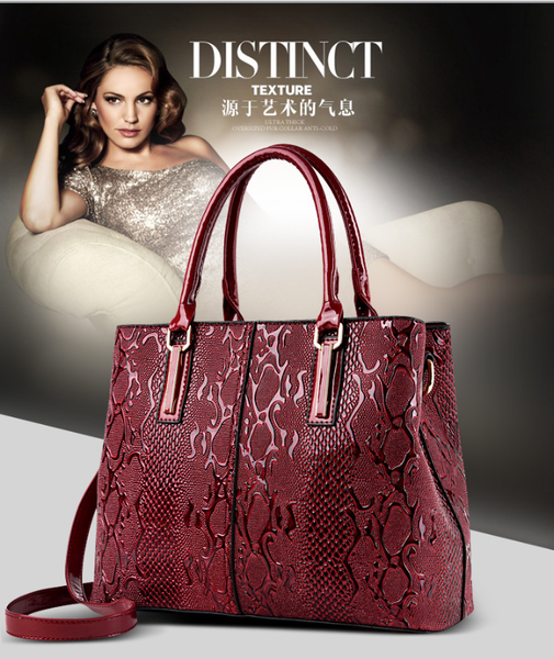 

yilian2020's new snakeskin handbag is a , high-volume women's bag