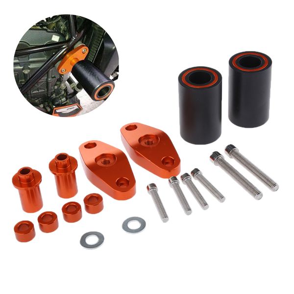 

cnc frame slider crash falling protector for duke 125 200 390 motorcycle