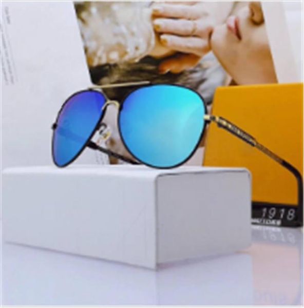

mens mirror luxury sunglasses designer sunglasses fashion metal frame goggle glasses uv400 style 1918 5 color optional, White;black