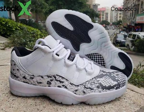 

11 low se snakeskin light bone jordon basketball shoes men women 11s light bone white black sports sneakers with box