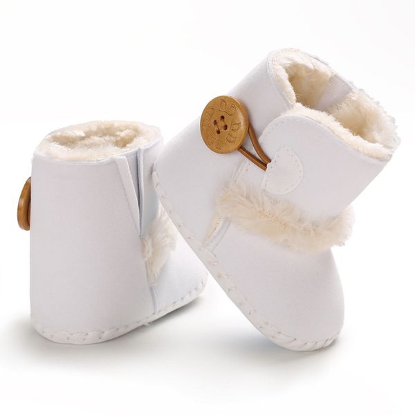 

2019 whole sale winter 0-1 years old girl baby boot plus velvet warm non slip baby toddler shoes 11 12 13 cm