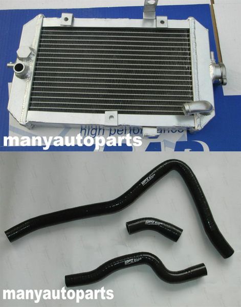 

atv aluminum radiator and black hose for yamaha 660r/raptor 660 yfm660r 2002-2005 03 04 05 02