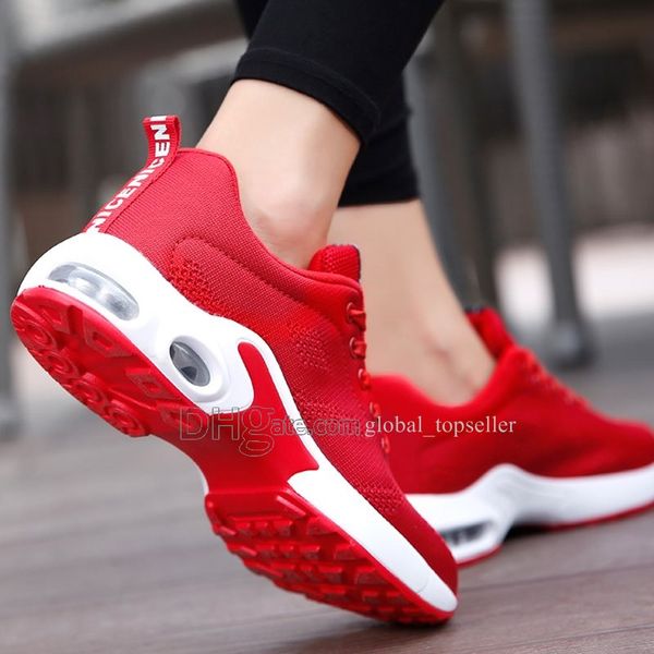 

new arrival with box fashion men shoes mesh breathable sneakers walking male footwear new comfortable lightweight running shoes ac-200301087, White;red