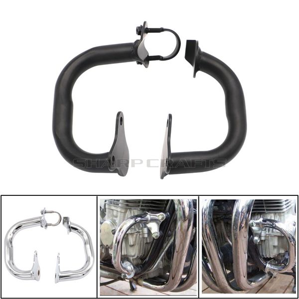 

motorcycle chrome l/r highway crash bars engine guard rail front side protector for nighthawk cb750 cb 750 1992 - 2011