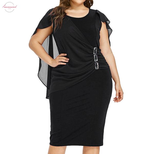 

summer large size womens casual solid color loose chiffon dress shawl crystal decorative waist loose dress 2020, Black;gray