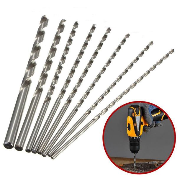 

hho-4-10mm extra long 200mm hss twist drill straigth shank auger drilling bit tool