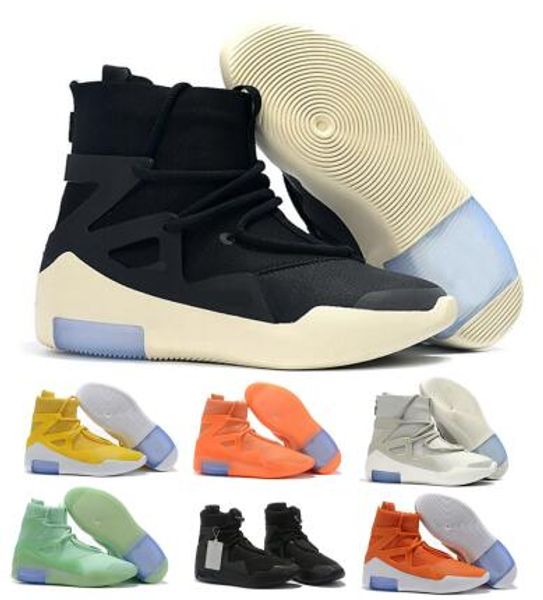 

mens fear of god 1 basketball shoes high black sneakers airing 2020 fashion designers orange pulse light bone amarillo fog women boots shoes