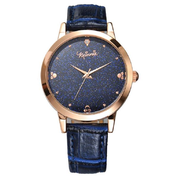 

women quartz wristwatches fashion leather band women girl students, Slivery;brown