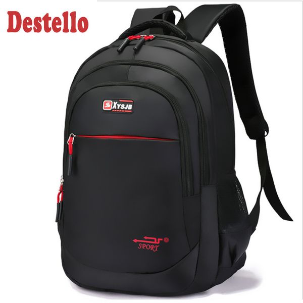 

business 15.6 inch lapbackpack waterproof large casual style male lapbackpack men mochila nylon travel bag t200326