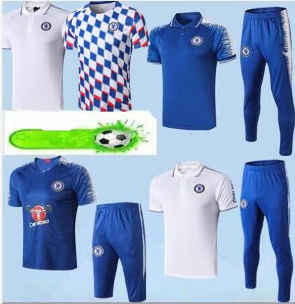 

2019 kit soccer polo +3/4 shirt uniform customize 19/20 football shirts dimen polo 3/4 training suit, Black