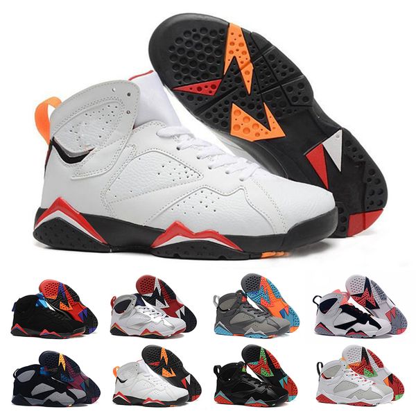 

New Patta 7 7s OG Ray Allen Purple Bordeaux Hare Basketball Shoes Men GMP Olympic Pure Money Sweater Sports Sneaker Size 40-47