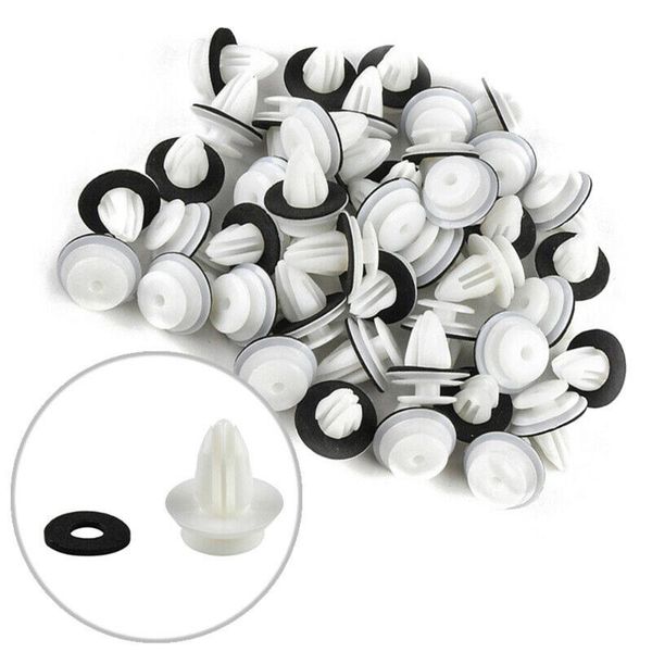 

100* plastic trunk screw rivets set car bumper fender for auto fastener clips