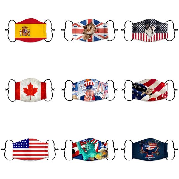 

anti dust face mouth mask reusable breathable cotton protective cartoon cute designer masks #6701